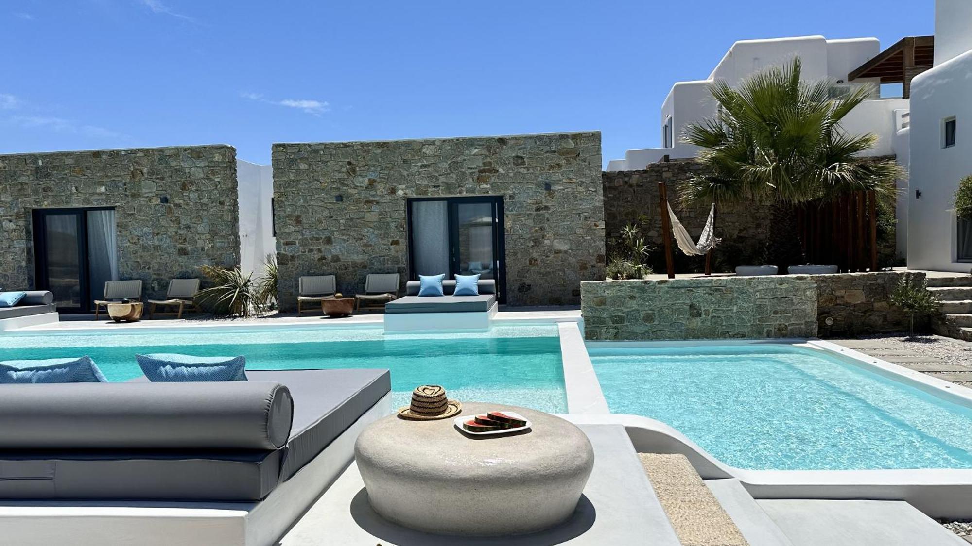 Myconian Theros Luxury Suites Ano Mera Exterior foto