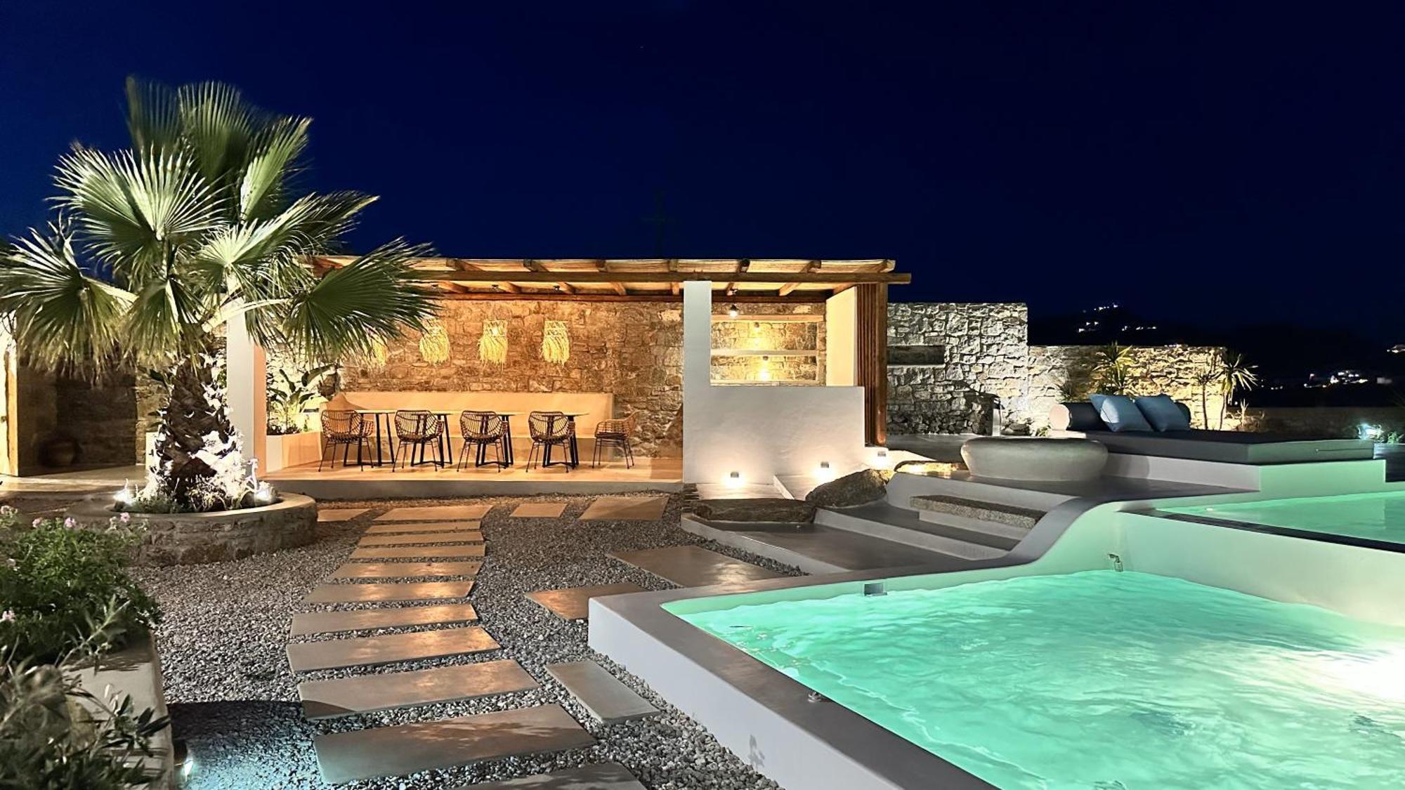 Myconian Theros Luxury Suites Ano Mera Exterior foto