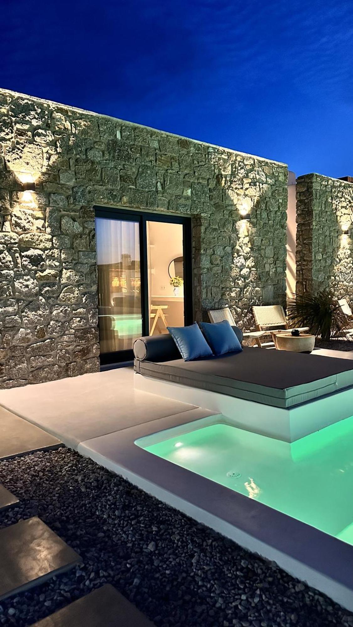 Myconian Theros Luxury Suites Ano Mera Exterior foto